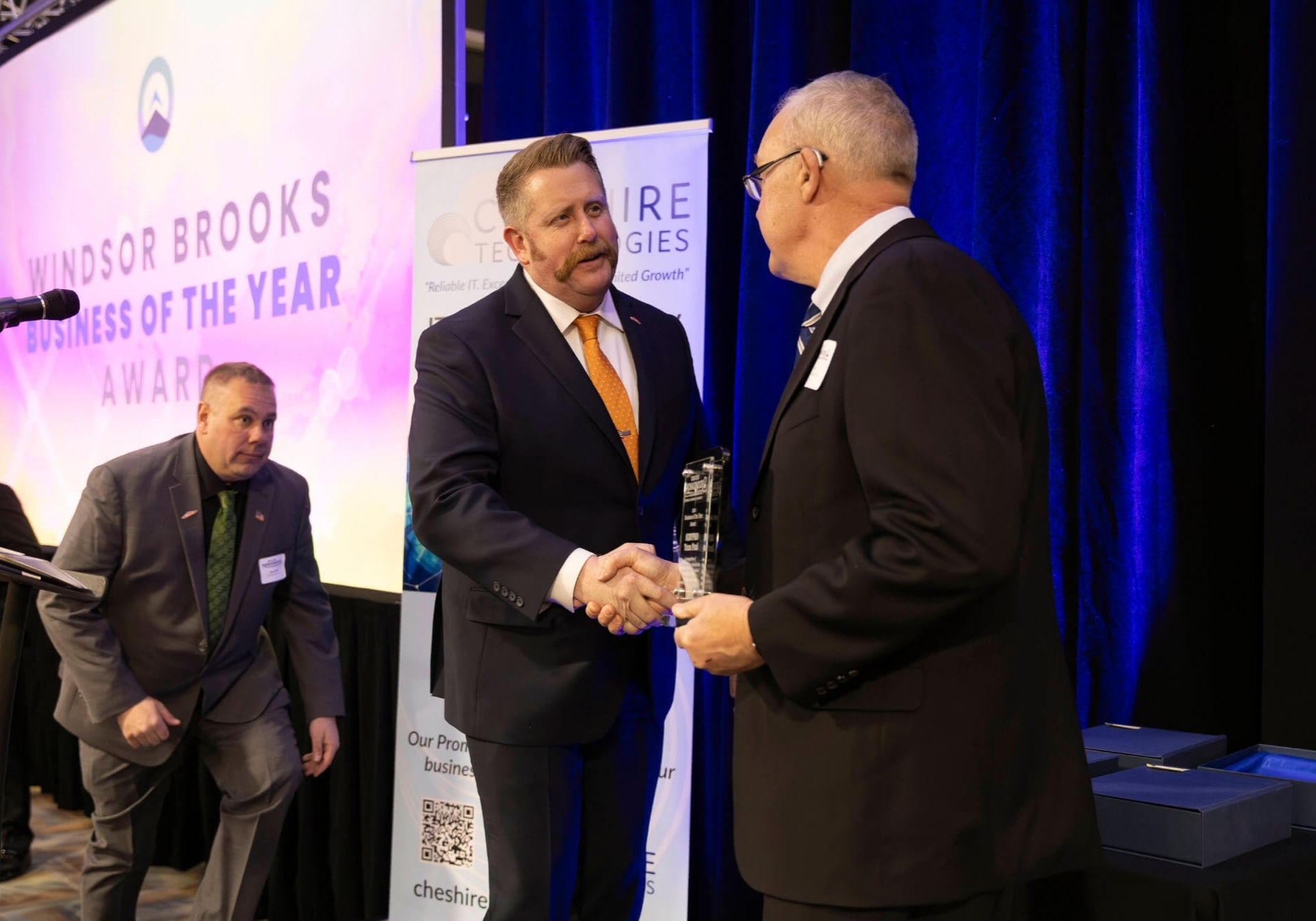Derek Paul of SERVPRO Team Paul, winner of 2024 Windsor Brooks Business of the Year Award